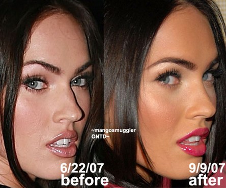 Before And After Pics Of Megan Fox. megan fox before and after